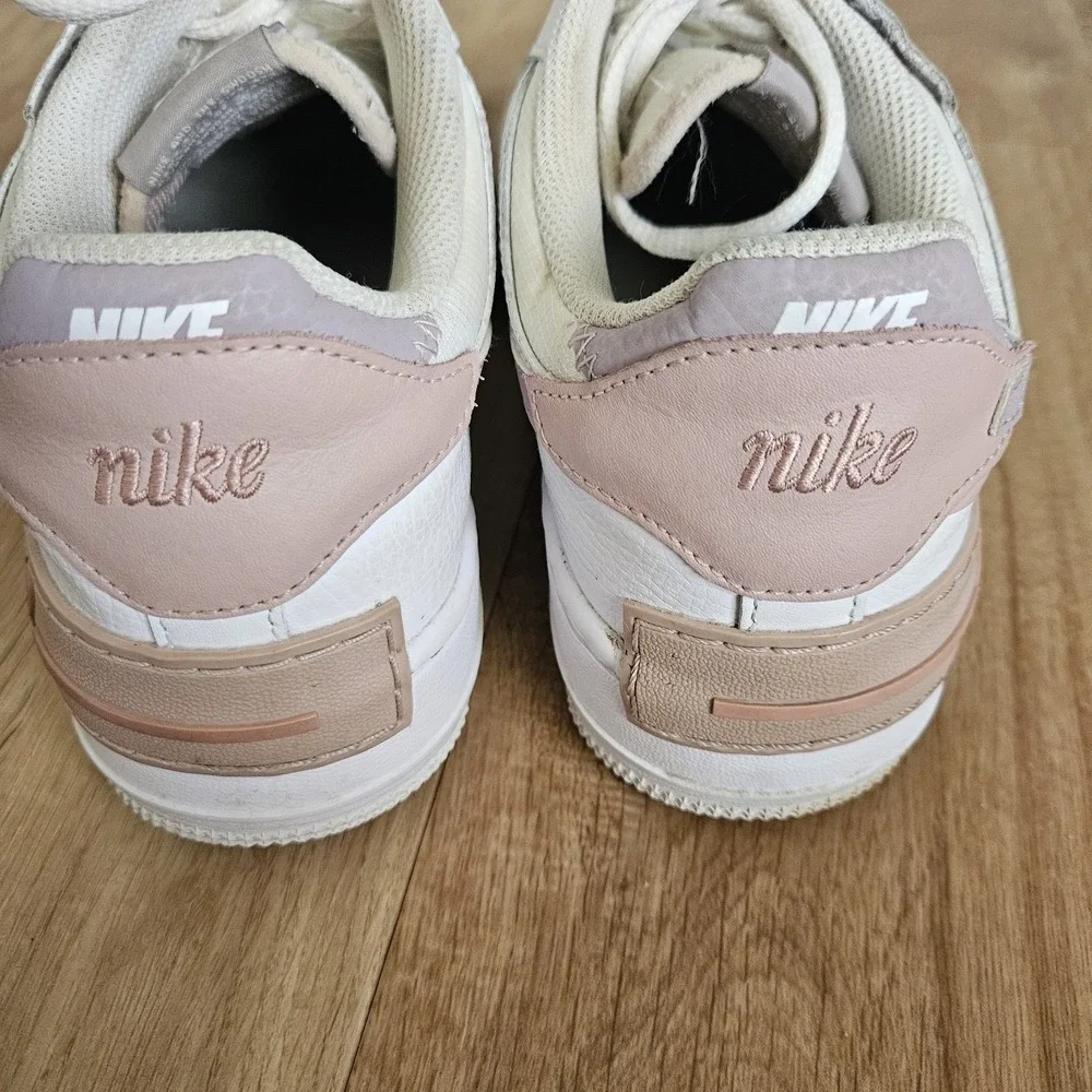 Nike Women's Air Force 1 Low Shadow White Amethyst Ash‎ Pink CI0919-113 Size 8.5